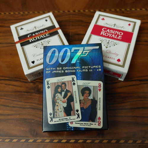 James Bond 007 Playing Cards Set of 3 New