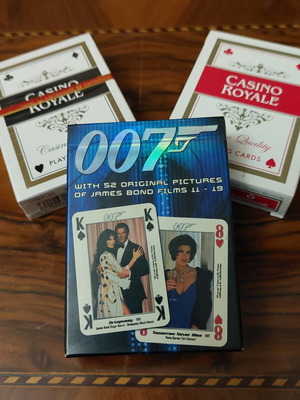 James Bond 007 Playing Cards Set of 3 New