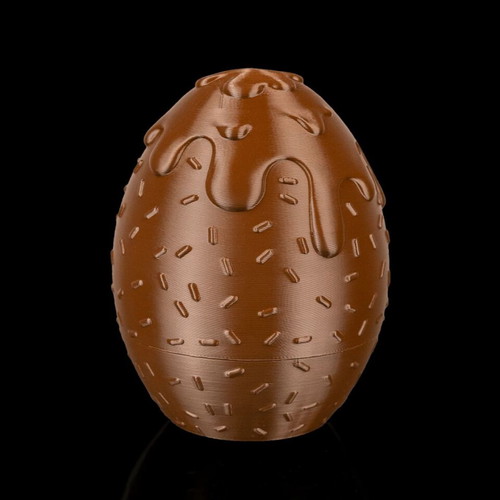 Chocolate Easter Egg 3D Printed Candy Container new