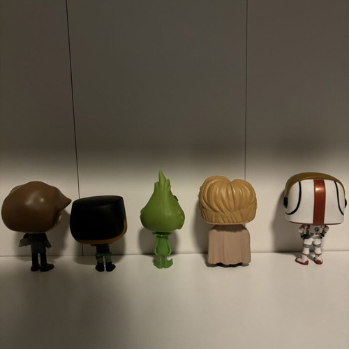 Funko Pop figures used, set of 5 with small scratches