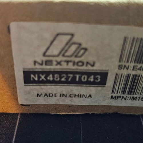 Nextion NX4827T043 4.3” TFT LCD Intelligent Touch Display like new