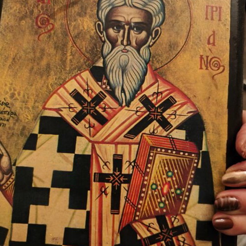 Handmade religious icon like new