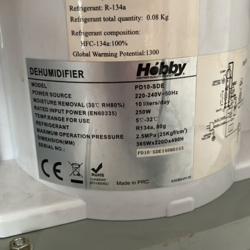 Dehumidifier for room used
