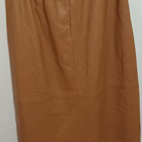 Esprit skirt used, A-line, faux leather, waist 38, beige