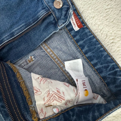 Funky Buddha high-waisted shorts like new, blue, size 26
