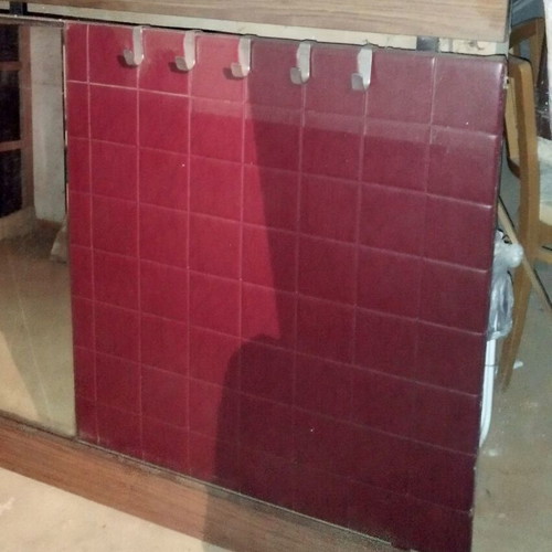 Vintage Mid Century Entrance Wardrobe Port Manteau with Mirror and Hooks
