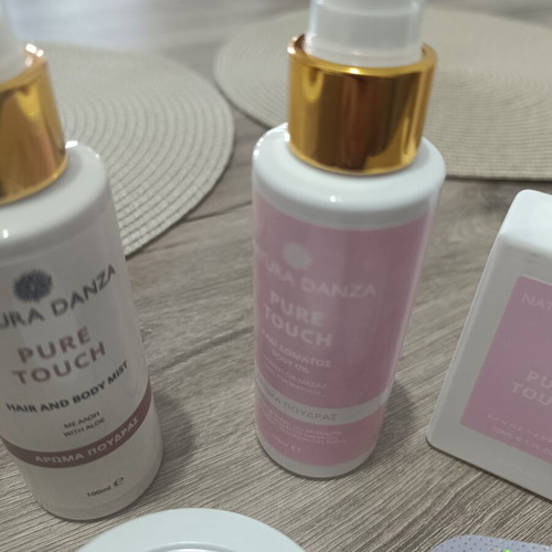 Care set new with hair and body mist, body oil, cream scrub, perfumes