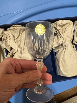 Wine glasses from France like new
