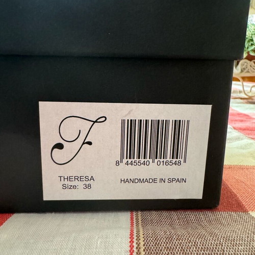 Flabelus Theresa Mary Jane ballet flats like new, cotton velvet, size 37.5