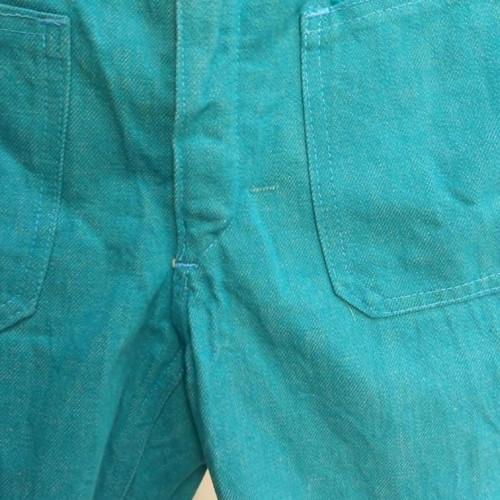 Vintage Jean Shorts petrol color, size XS, new