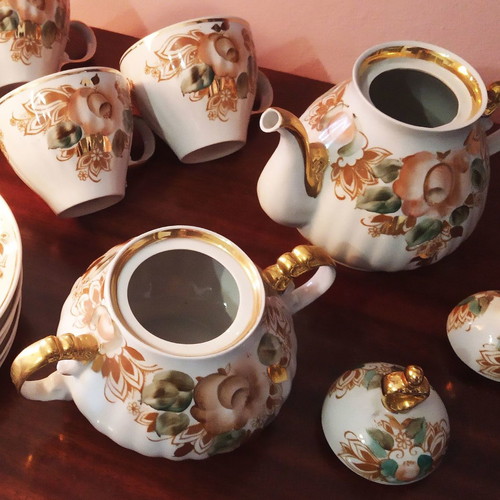 Antique porcelain tea and coffee set 14 pieces like new