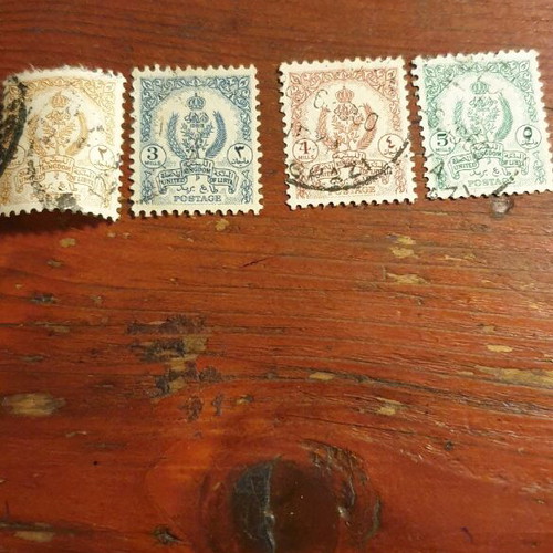 1952-1960 LIBYA 2,3,4,5,10,18,30, 35,45, 50MILLS FINE USED.