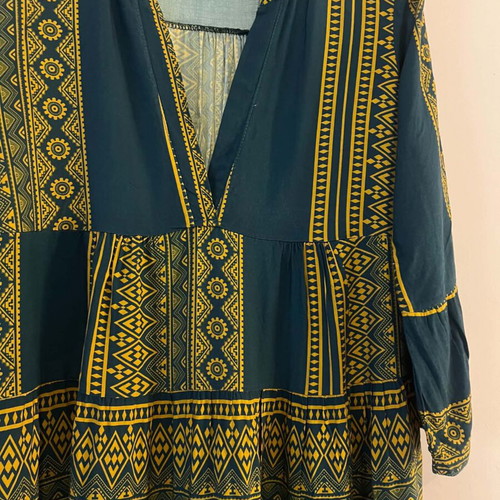 Dress2Undress women's mini dress with ethnic geometric patterns like new