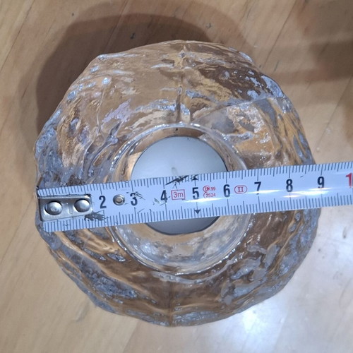 Kosta Boda Snowball Swedish handmade candlestick like new