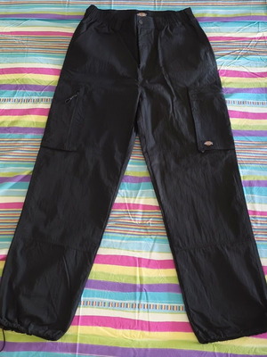 Dickies Black Polyester Trousers like new, size W32