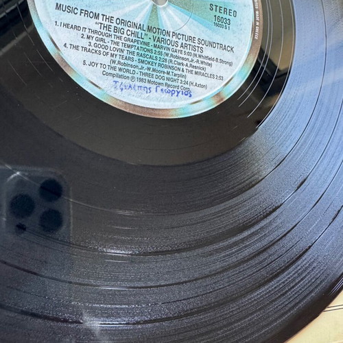 The Big Chill soundtrack LP used, Greek edition 1983, pop