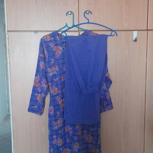 Indian set dress with high slit and pants used