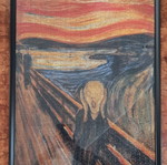 The Scream puzzle with frame new