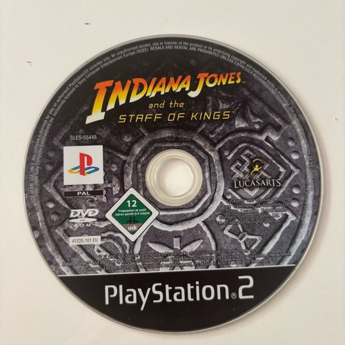 Indiana Jones and the Staff of Kings PlayStation 2 like new