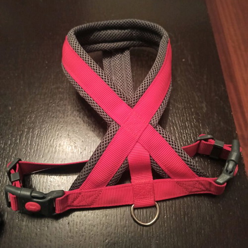 Dog harnesses used, pack of 2, chest strap collars