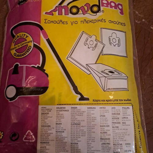 Vacuum cleaner bags new, pack of 3