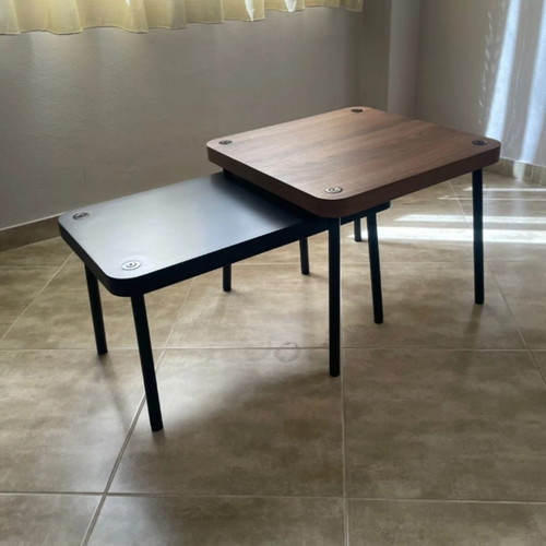 Set of 2 coffee tables, different sizes and heights