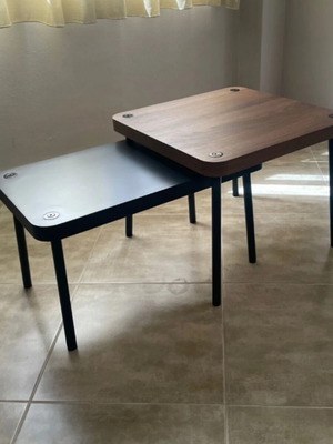 Set of 2 coffee tables, different sizes and heights