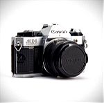  Vintage Αναλογική φωτογραφική μηχανή Canon AE-1 program & 50mm F1.4