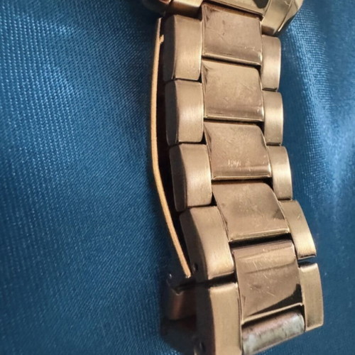 Visetti women's watch used, gold with blue dial