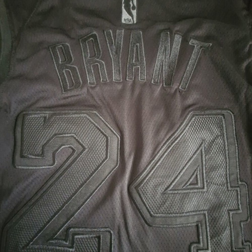 Nike NBA Los Angeles Lakers Kobe Bryant #24 Black Mamba Edition jersey new