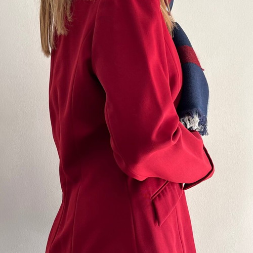 Cacharel jacket like new, burgundy, pure virgin wool