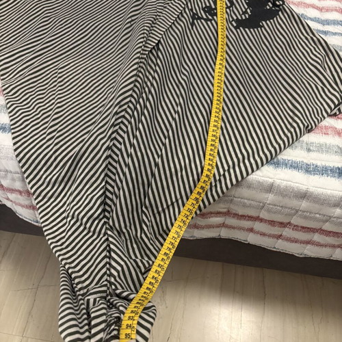 People Asymmetric Poncho Cardigan striped, size M, like new