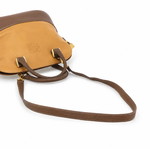 Loewe Vintage Amazona Handbag used, brown leather with shoulder strap