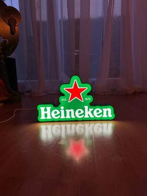 Lightbox Heineken 3D print USB powered new