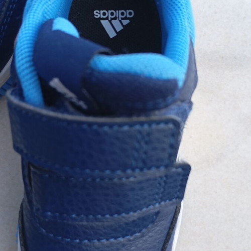 Adidas athletic shoes new, blue, size 22-23