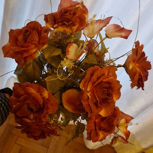 Artificial flowers decorative bouquet 40 cm like new
