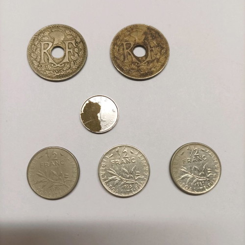 LOT 55 COINS FRANCE