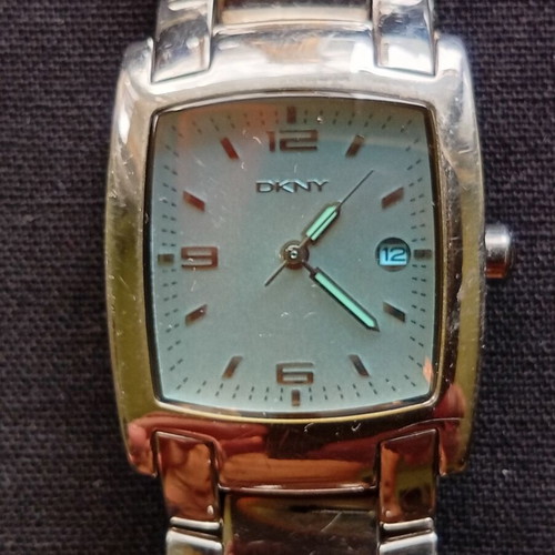 DKNY quartz watch with metal bracelet