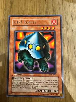 Yugioh Card UFO Turtle MRL 1st edition σαν καινούργιο vintage
