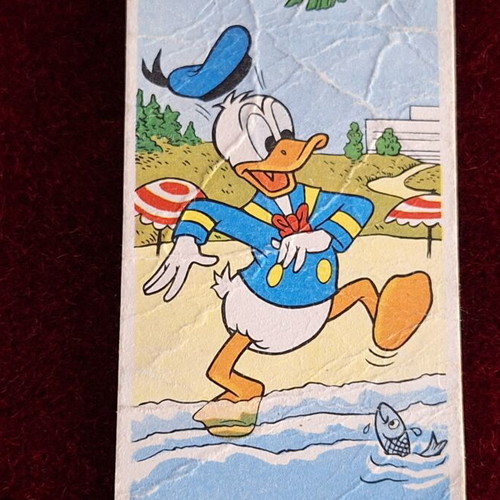 Disney Melo Sticker used, large size with Donald Duck