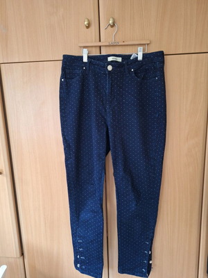 Marks & Spencer Skinny Pants used, blue, size XL 14