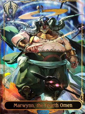 Marwynn the Fourth Omen Leader card near mint