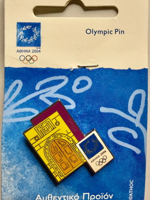 Athens 2004 Olympic Pin Traditional Rhodes Door new, limited edition