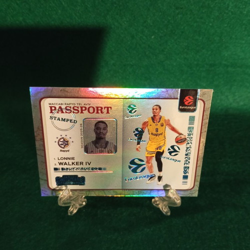 Lonnie Walker IV Stamped Passport basketball card like new