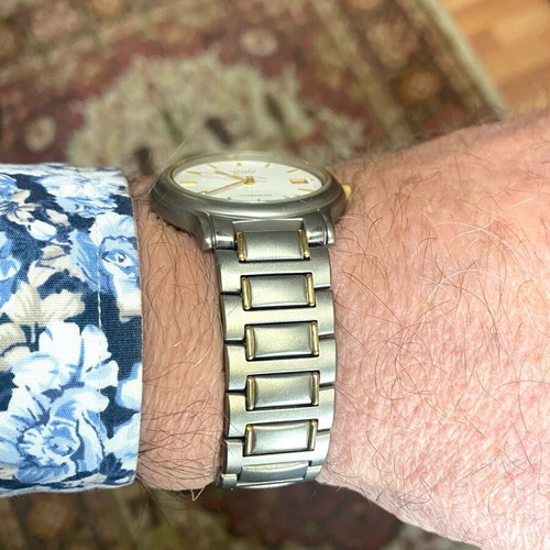 Citizen titanium watch like new, Quartz, 35mm