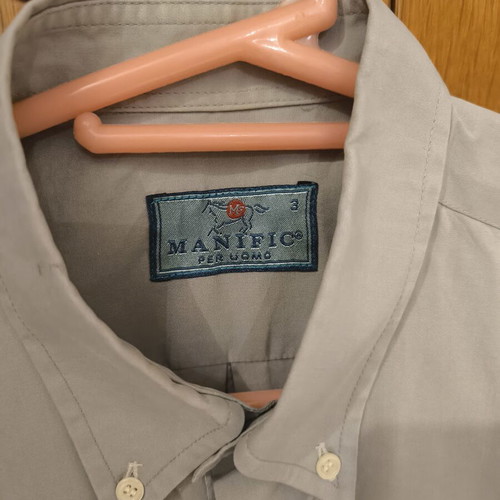 Manific by Uomo men's shirt medium gray like new