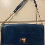 Kate Spade Blue Handbag like new in pattern leather