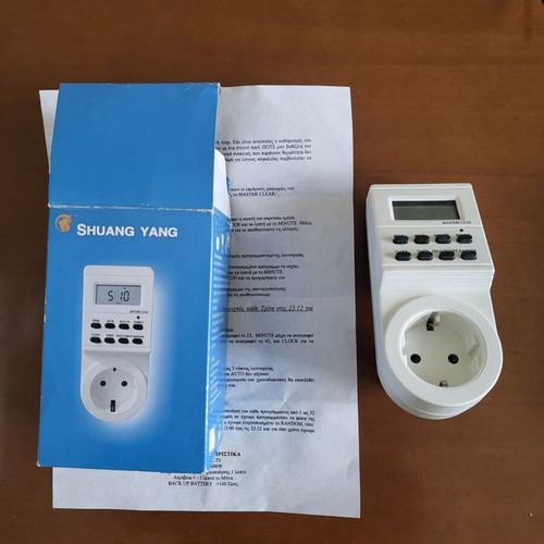 Digital Shuko socket timer Shuangyang new
