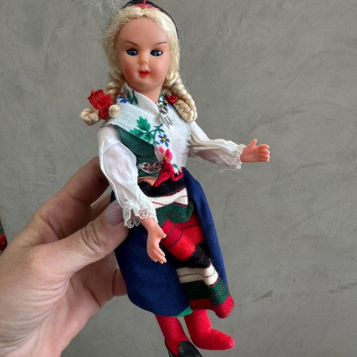 Vintage doll used in good condition