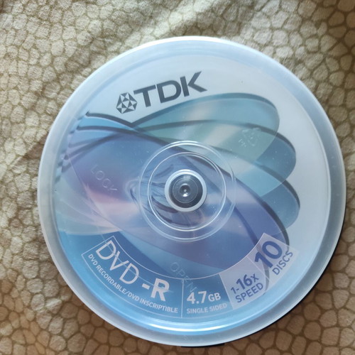 TDK DVD-R pack of 7 discs